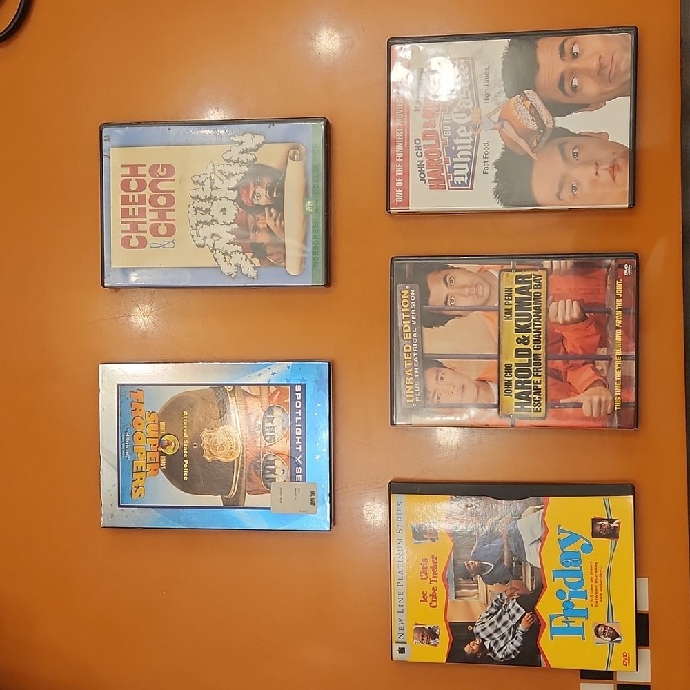 5 dvds